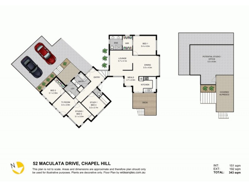 52 Maculata Drive, Chapel Hill QLD 4069 Floorplan