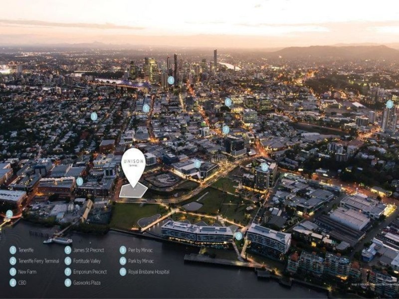 58 Wyandra Street (Unison on Waterfront), Newstead QLD 4006