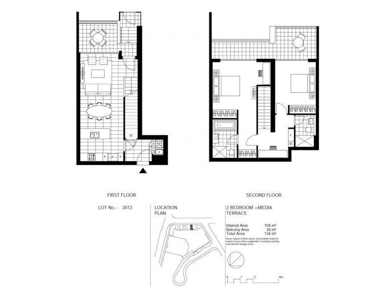 58 Wyandra Street (Unison on Waterfront), Newstead QLD 4006 Floorplan