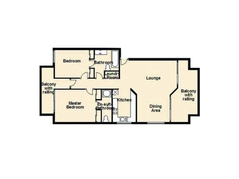 12/88 L’Estrange Terrace, Kelvin Grove QLD 4059 Floorplan