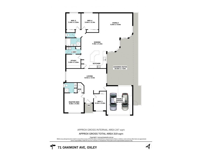 71 Oakmont Street, Oxley QLD 4075 Floorplan