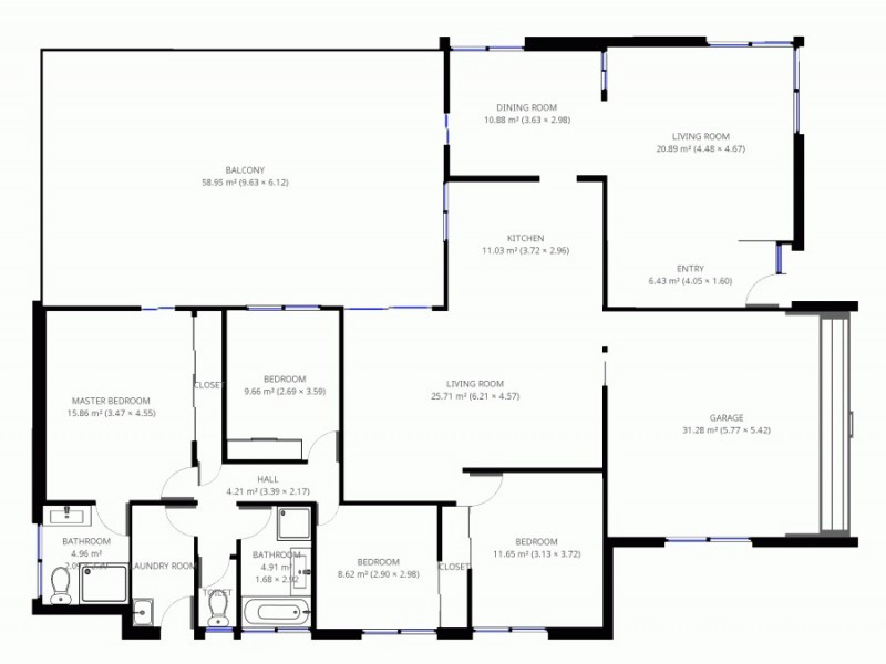 34 Baronga Street, Middle Park QLD 4074 Floorplan