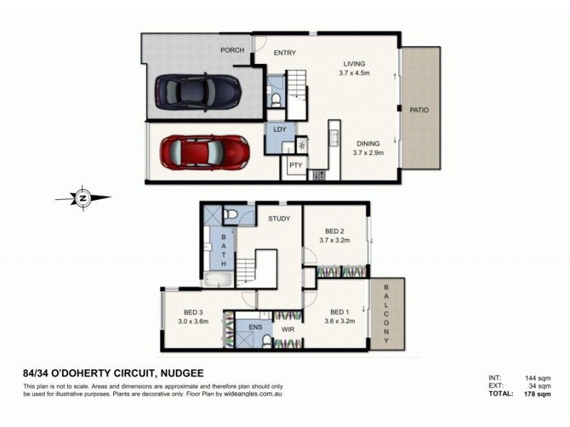 84/34 O’Doherty Circuit, Nudgee QLD 4014 Floorplan