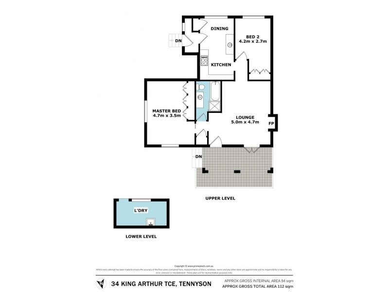 34 King Arthur Tce, Tennyson QLD 4105 Floorplan