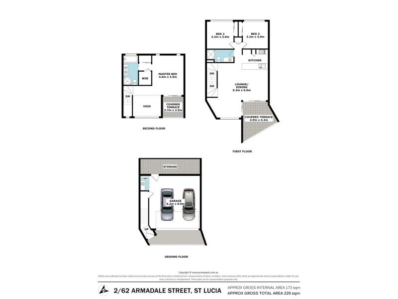 2/62 Armadale Street, St Lucia QLD 4067 Floorplan