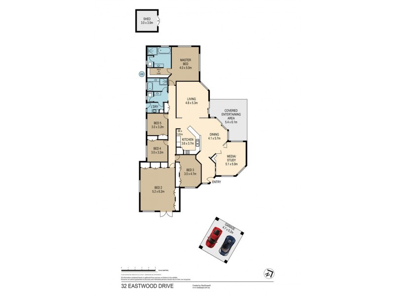32 Eastwood Drive, Mansfield QLD 4122 Floorplan