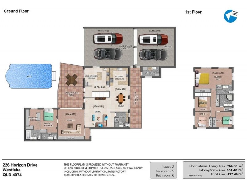 226 Horizon Drive, Westlake QLD 4074 Floorplan