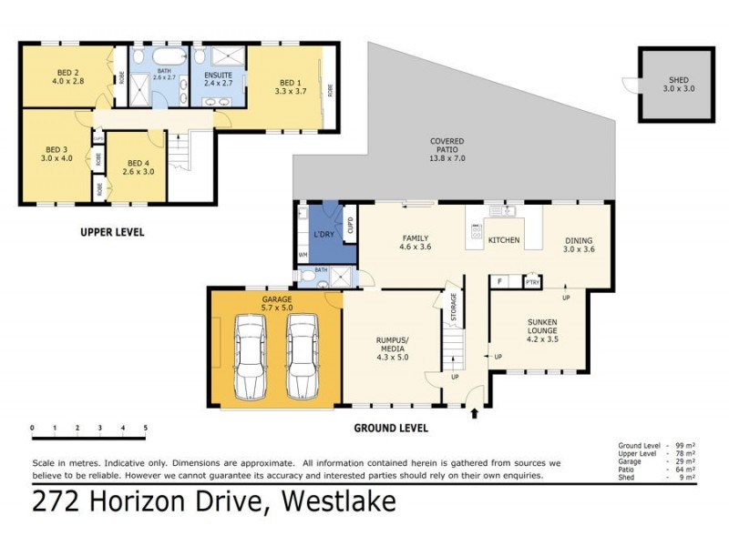 272 Horizon Drive, Westlake QLD 4074 Floorplan
