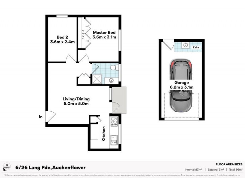 6/26 Lang Parade, Auchenflower QLD 4066 Floorplan