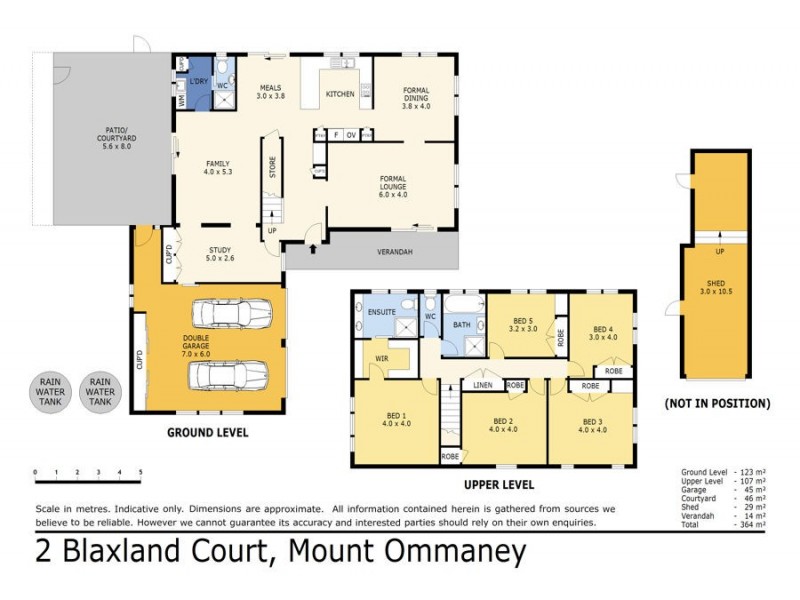 2 Blaxland Court, Mount Ommaney QLD 4074 Floorplan