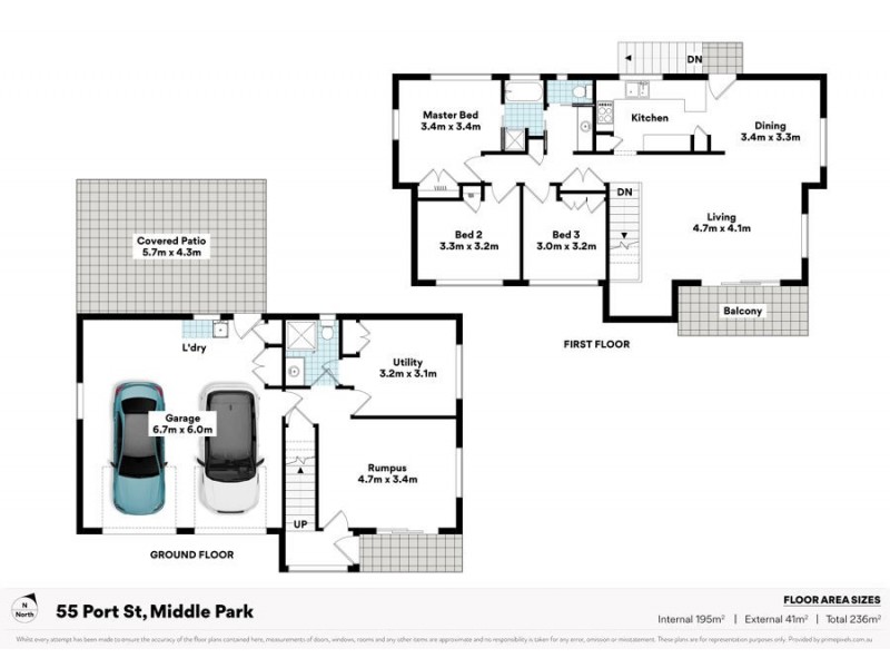 55 Port Street, Middle Park QLD 4074 Floorplan