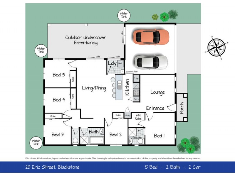 25 Eric Drive, Blackstone QLD 4304 Floorplan