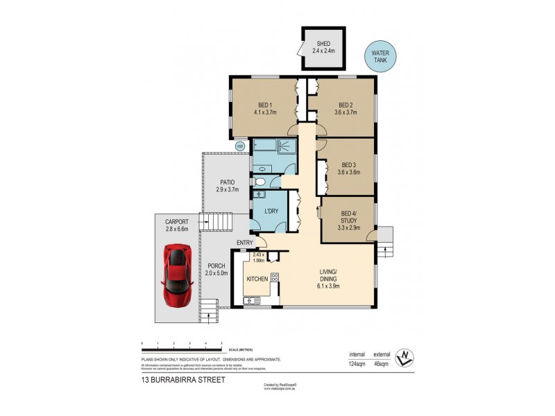 13 Burrabirra Street, Mount Gravatt East QLD 4122 Floorplan