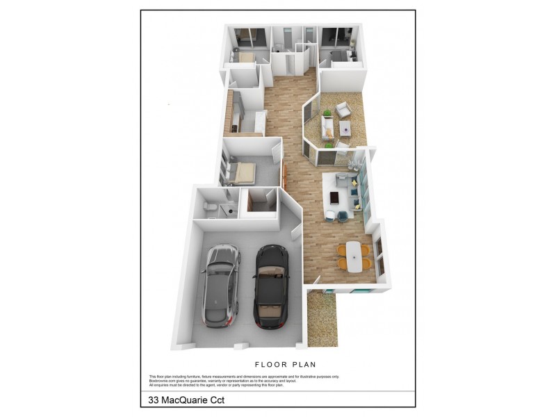 33 MacQuarie Circuit, Forest Lake QLD 4078 Floorplan