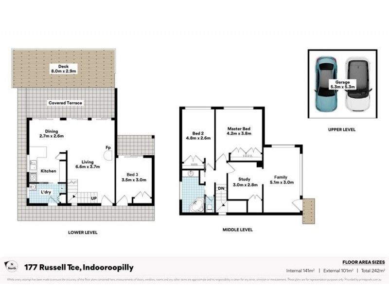177 Russell Tce, Indooroopilly QLD 4068 Floorplan