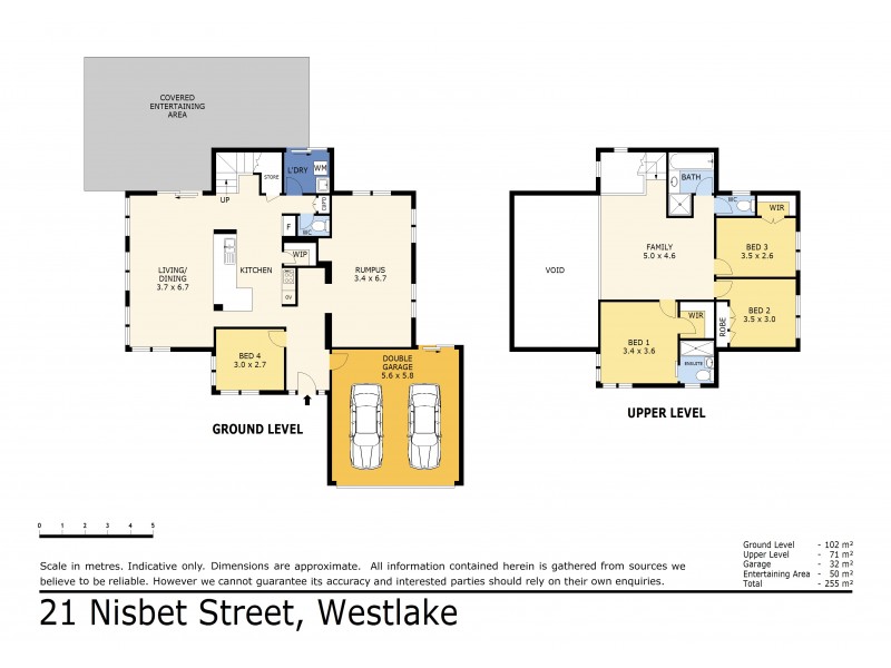 21 Nisbet Street, Westlake QLD 4074 Floorplan