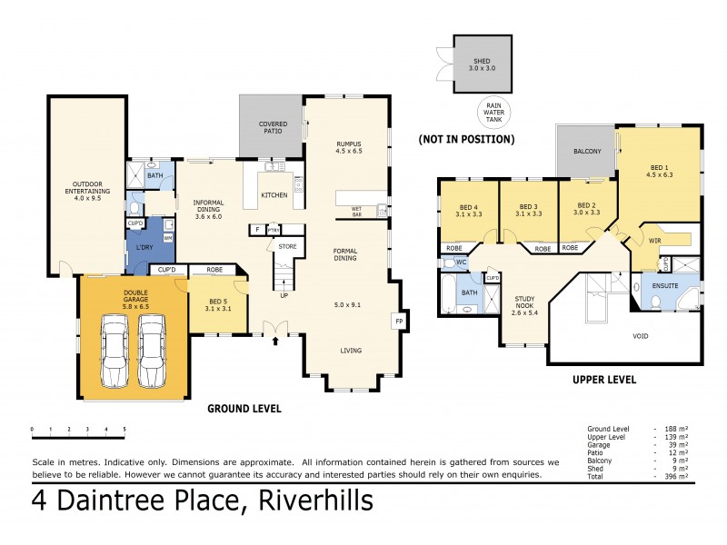 4 Daintree Place, Riverhills QLD 4074 Floorplan
