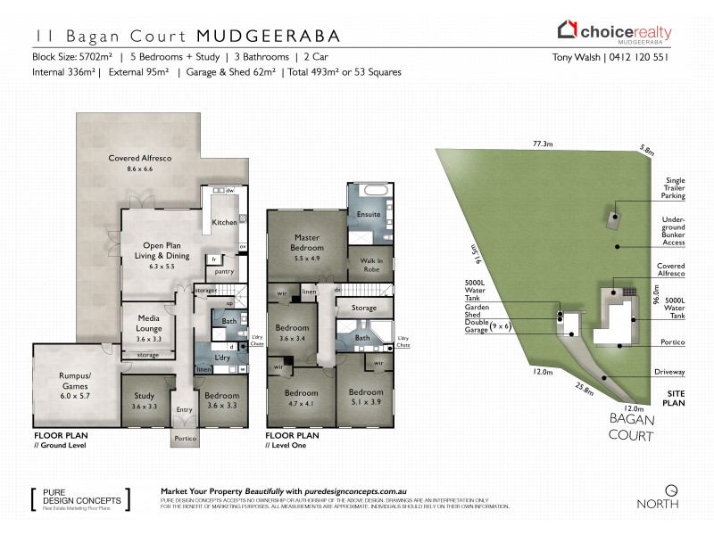 11 Bagan Court, Mudgeeraba QLD 4213 Floorplan
