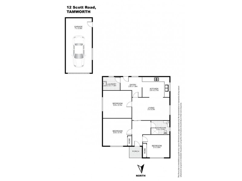 12 Scott Road, Tamworth NSW 2340 Floorplan