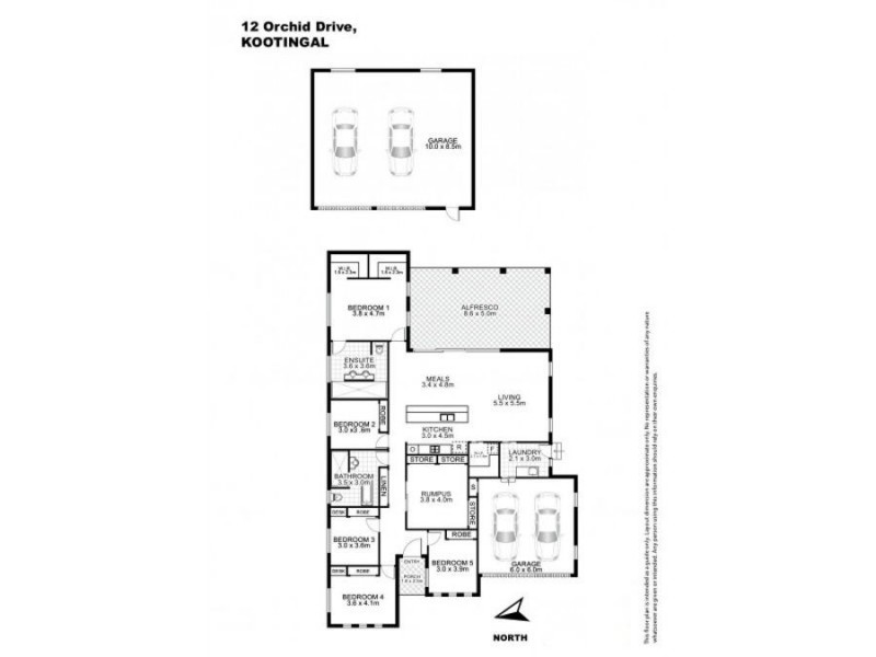 12 Orchid Drive, Kootingal NSW 2352 Floorplan