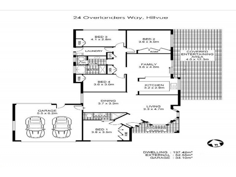 24 Overlanders Way, Tamworth NSW 2340 Floorplan