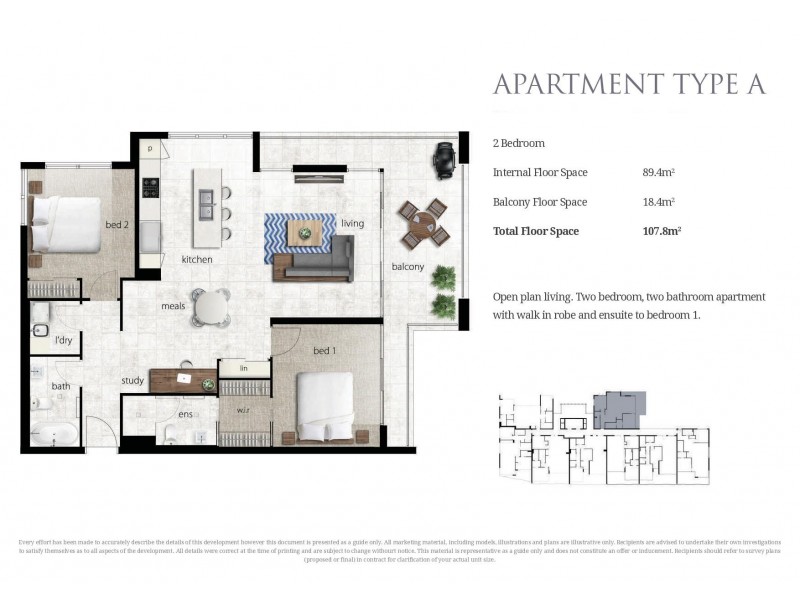 601/2 Bay Street, Tweed Heads NSW 2485 Floorplan