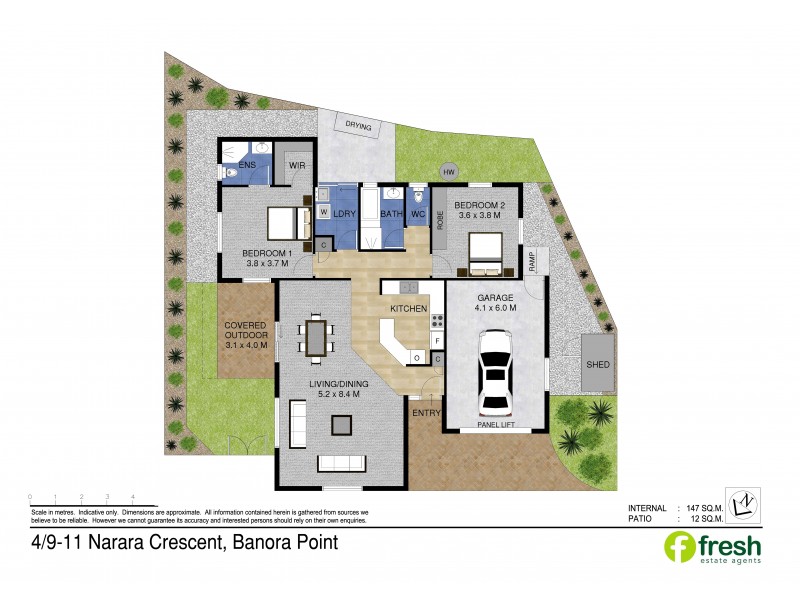 4/9-11 Narara Crescent, Banora Point NSW 2486 Floorplan
