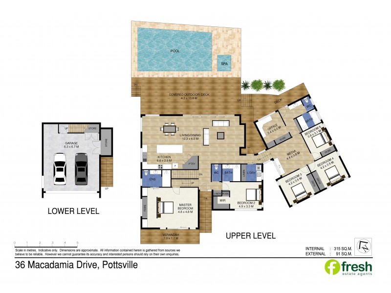 36 Macadamia Drive, Pottsville NSW 2489 Floorplan