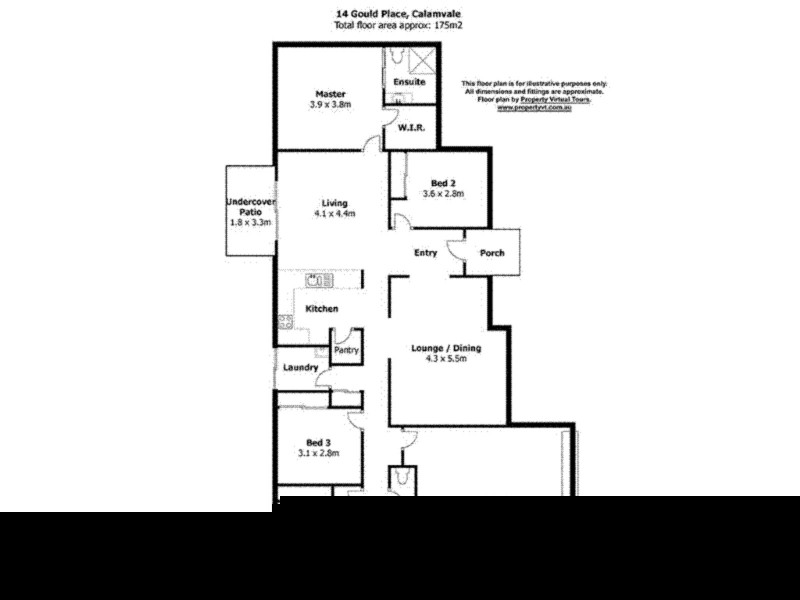 14 Gould Place, Calamvale QLD 4116 Floorplan