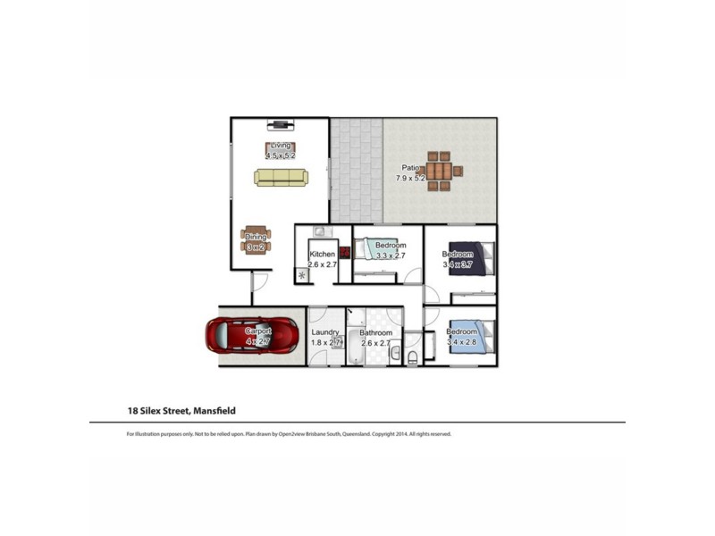 18 Silex Street, Mansfield QLD 4122 Floorplan