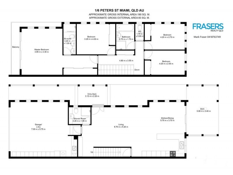 1/6 Peter Parade, Miami QLD 4220 Floorplan