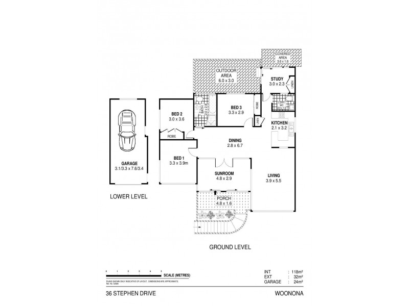 36 Stephen Drive, Woonona NSW 2517 Floorplan