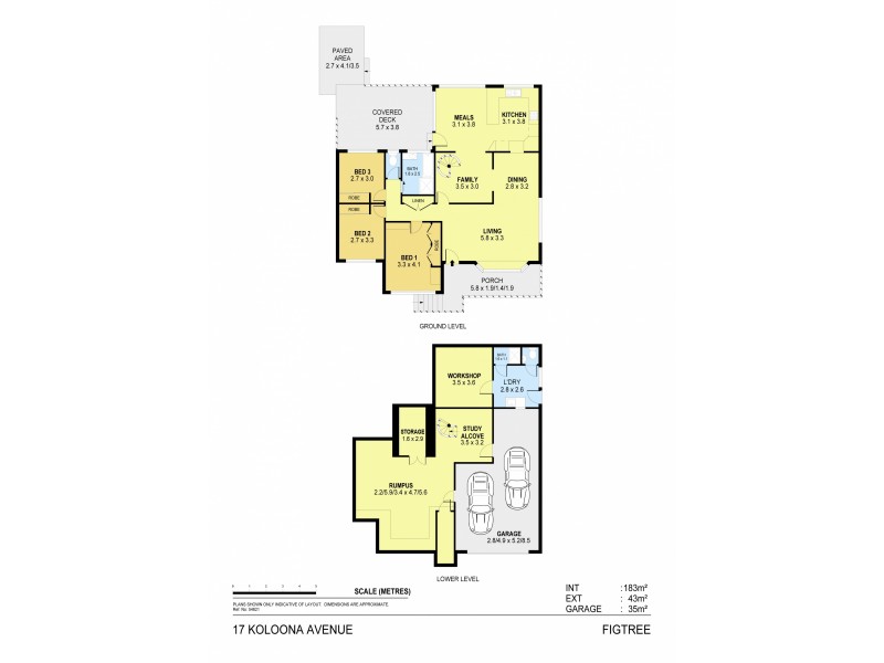 17 Koloona Avenue, Figtree NSW 2525 Floorplan