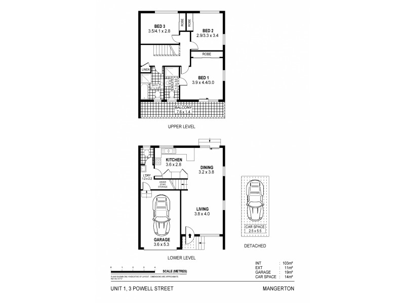 1/3 Powell Street, Mangerton NSW 2500 Floorplan