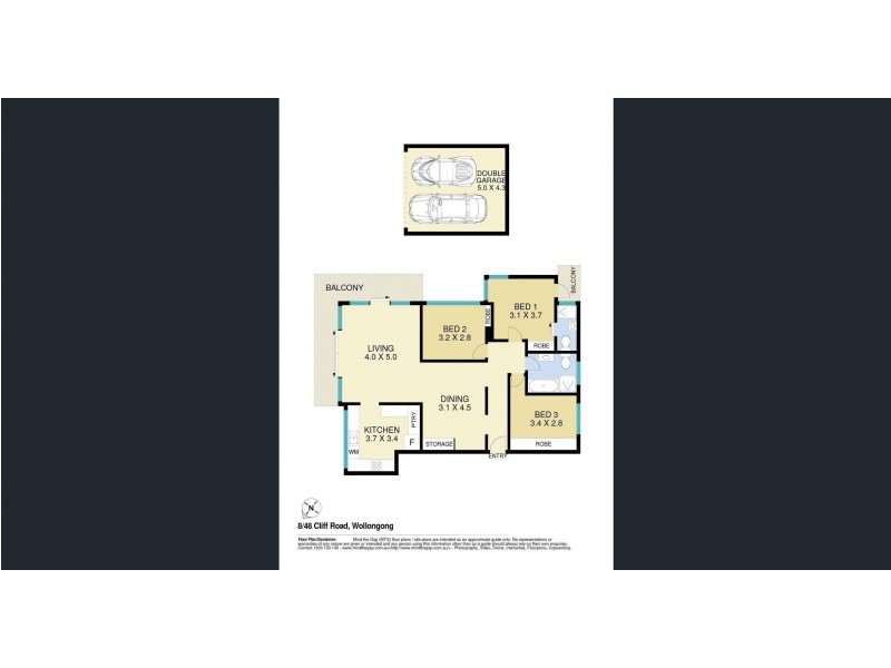 8/48 Cliff Road, Wollongong NSW 2500 Floorplan