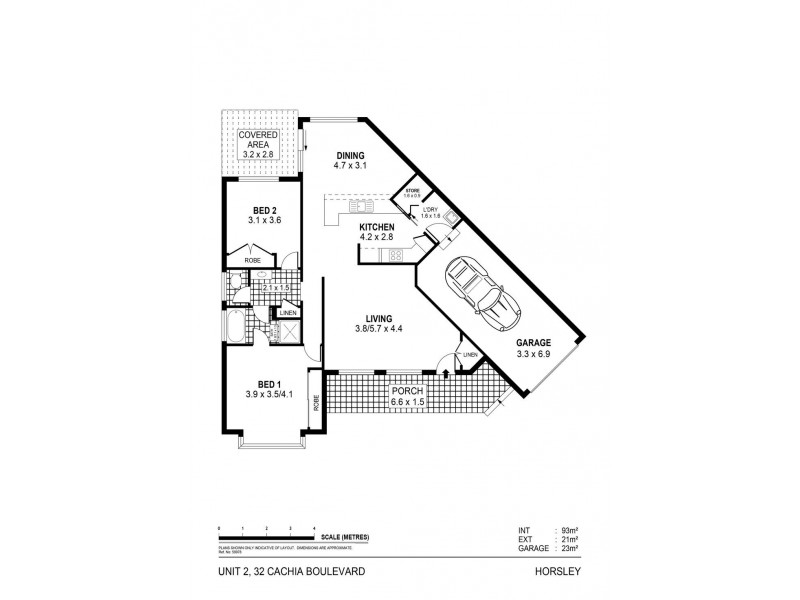 2/32 Cachia Bvd, Horsley NSW 2530 Floorplan