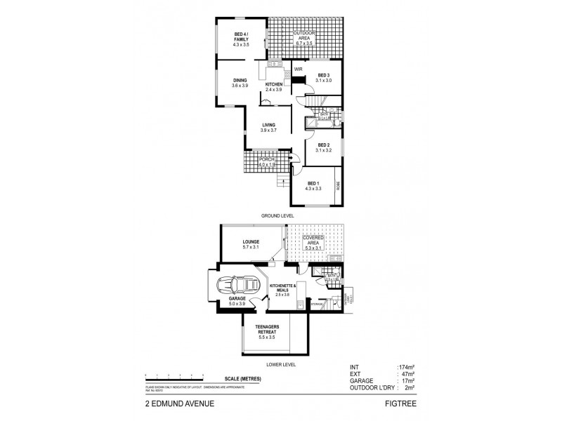 2 Edmund Avenue, Figtree NSW 2525 Floorplan