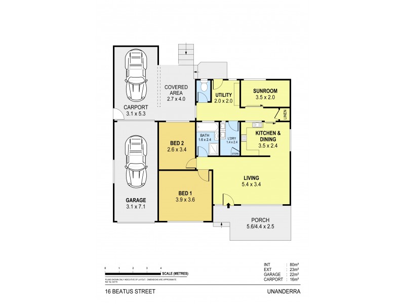 16 Beatus Street, Unanderra NSW 2526 Floorplan