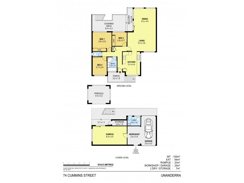 74 Cummins Street, Unanderra NSW 2526 Floorplan