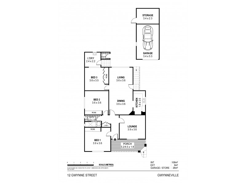12 Gwynne Street, Gwynneville NSW 2500 Floorplan