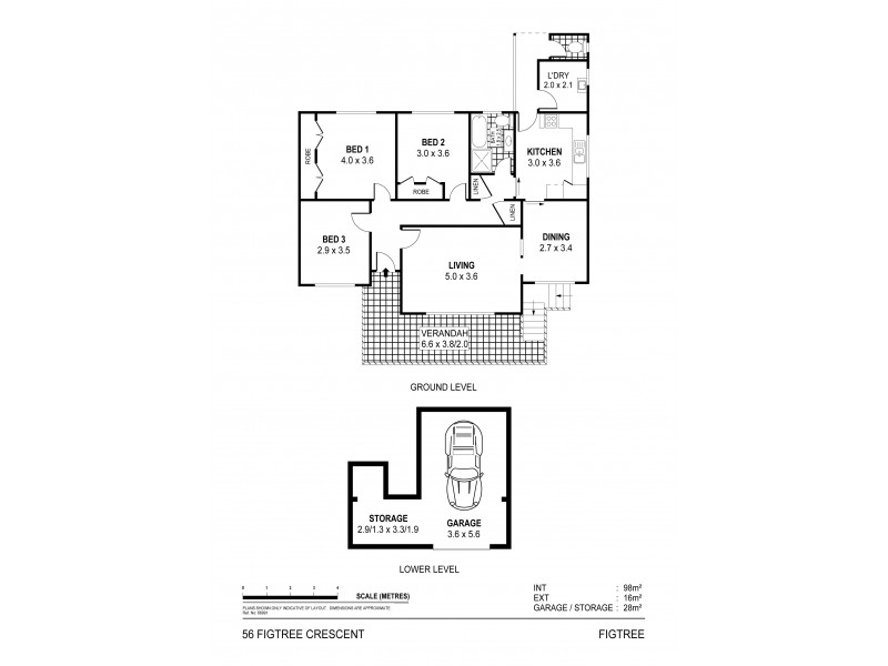 56 Figtree Crescent, Figtree NSW 2525 Floorplan