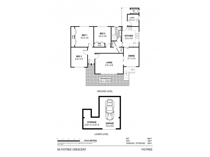 56 Figtree Crescent, Figtree NSW 2525 Floorplan