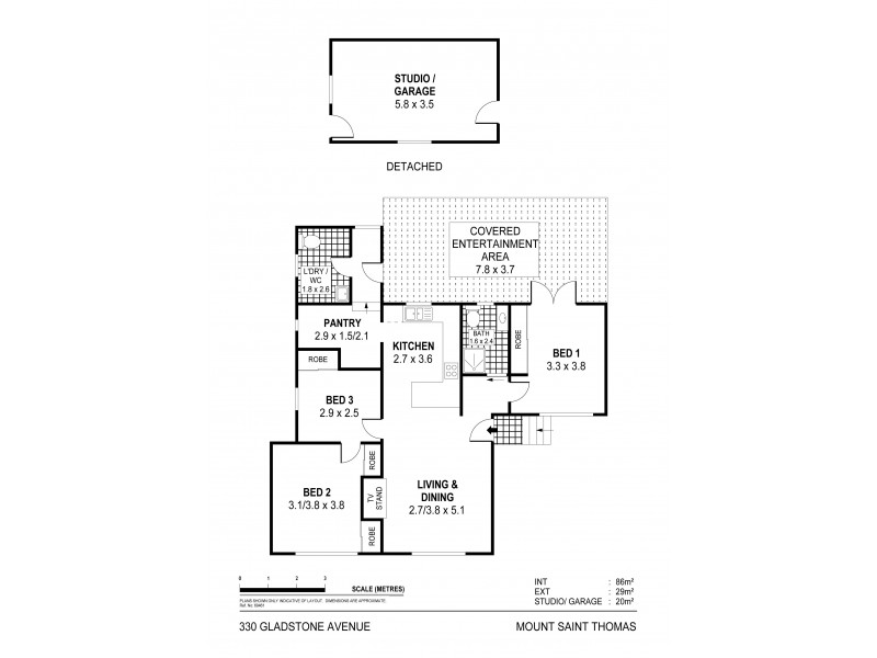 330 Gladstone Avenue, Mount Saint Thomas NSW 2500 Floorplan