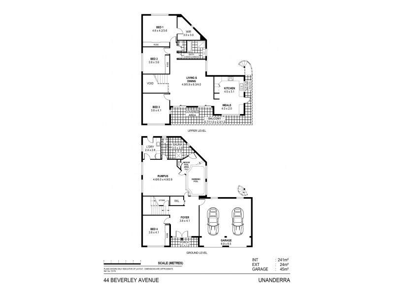 44 Beverley Avenue, Unanderra NSW 2526 Floorplan