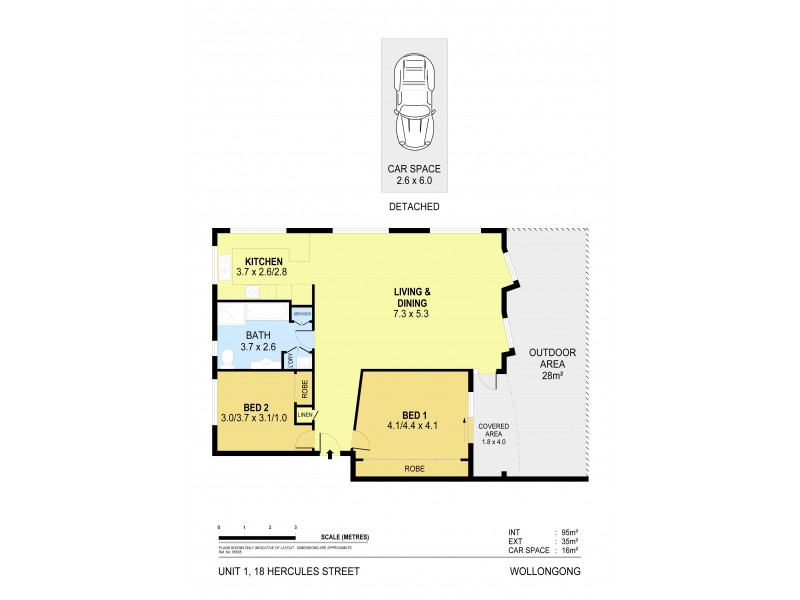 1/18 Hercules Street, Wollongong NSW 2500 Floorplan