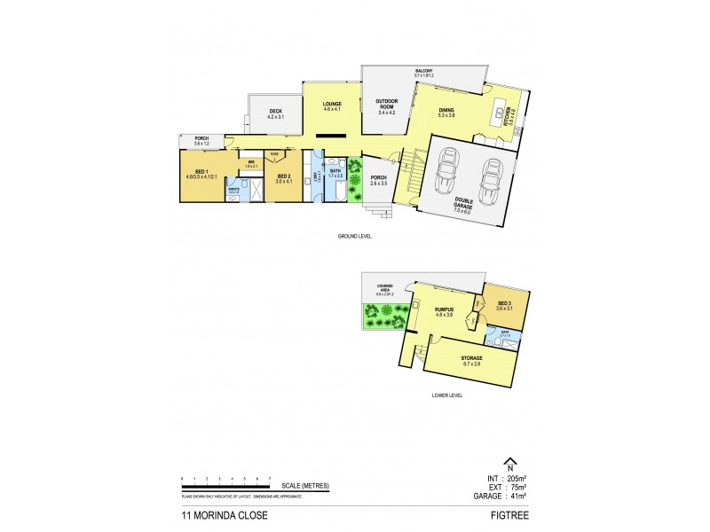 11 Morinda Close, Figtree NSW 2525 Floorplan