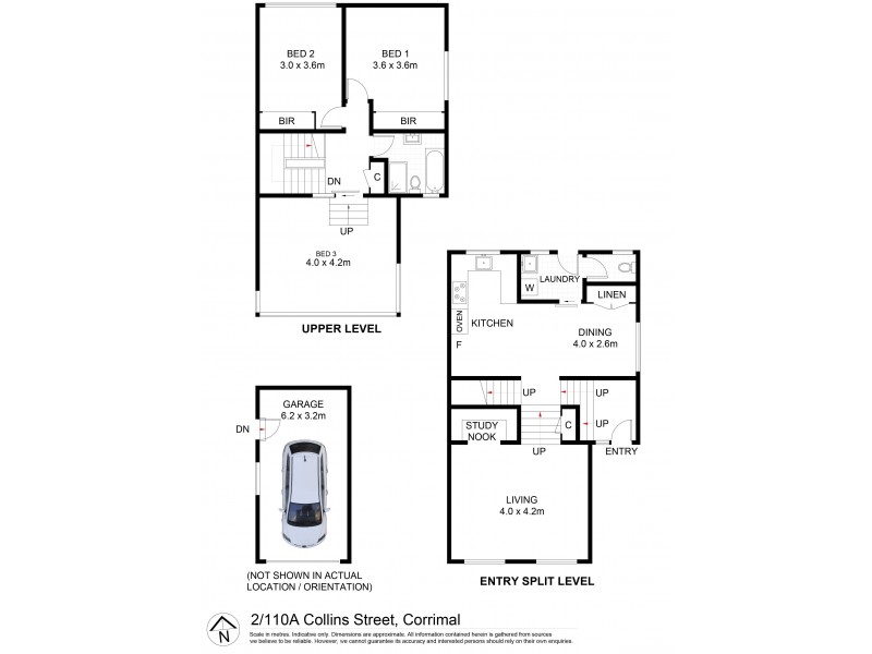 2/110A Collins Street, Corrimal NSW 2518 Floorplan