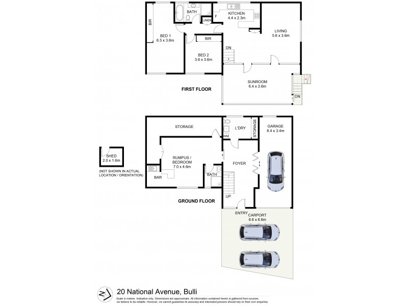 20 National Avenue, Bulli NSW 2516 Floorplan