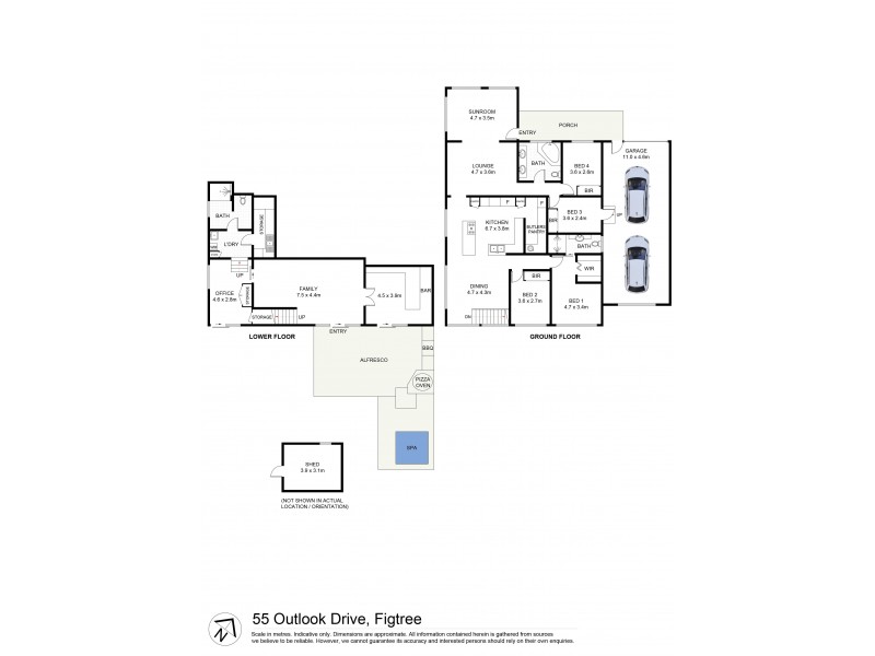 55 Outlook Drive, Figtree NSW 2525 Floorplan