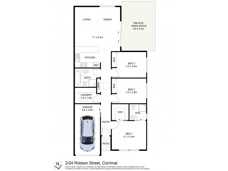 24 Robson Street, Corrimal NSW 2518 Floorplan